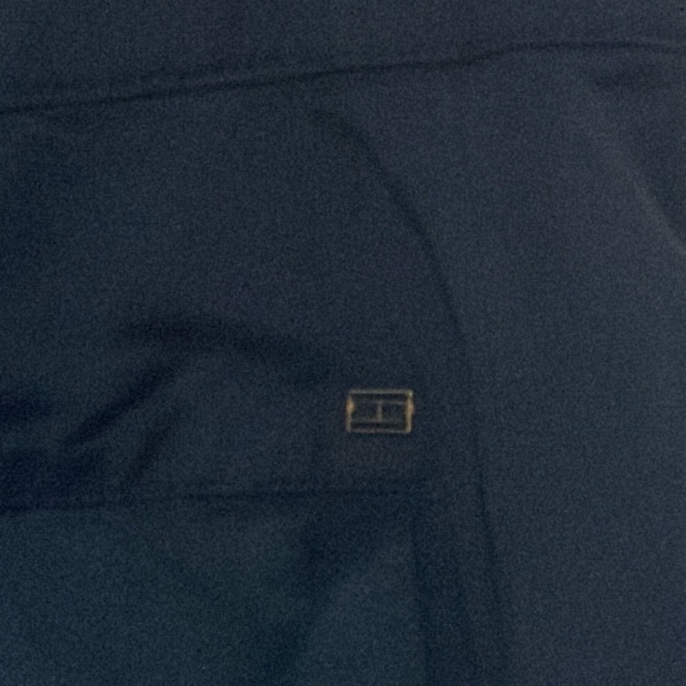 Tommy Hilfiger Navy Blue Wide Leg Cargo Pants Womens Size 12 Utility Trousers - Picture 8 of 8